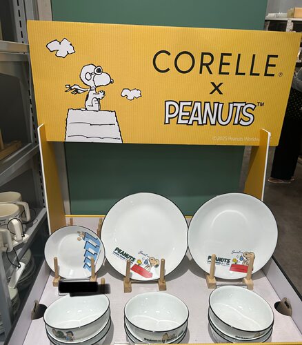 韓國代購美國peanuts史努比snoopy 75週年 耐熱玻璃飯碗湯碗套裝