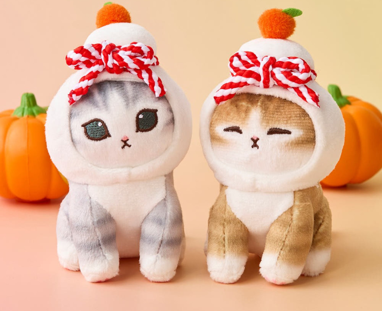 韩国正品modusand 鲨鱼貓水果头套毛绒公仔可爱挂件挂件/随机一件