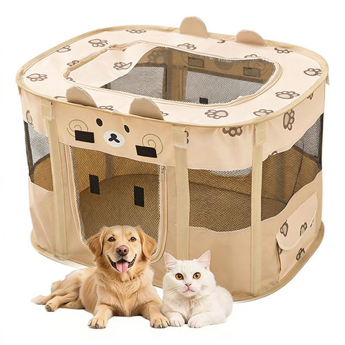 猫产房可折叠帐篷四季通用大猫窝狗窝矩形多功能产房幼犬幼猫笼子