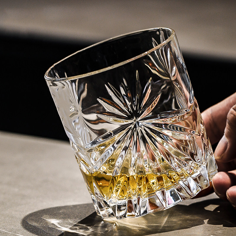 欧洲Duoter家用水晶玻璃杯威士忌杯洋酒杯水杯果汁杯茶杯啤酒杯子