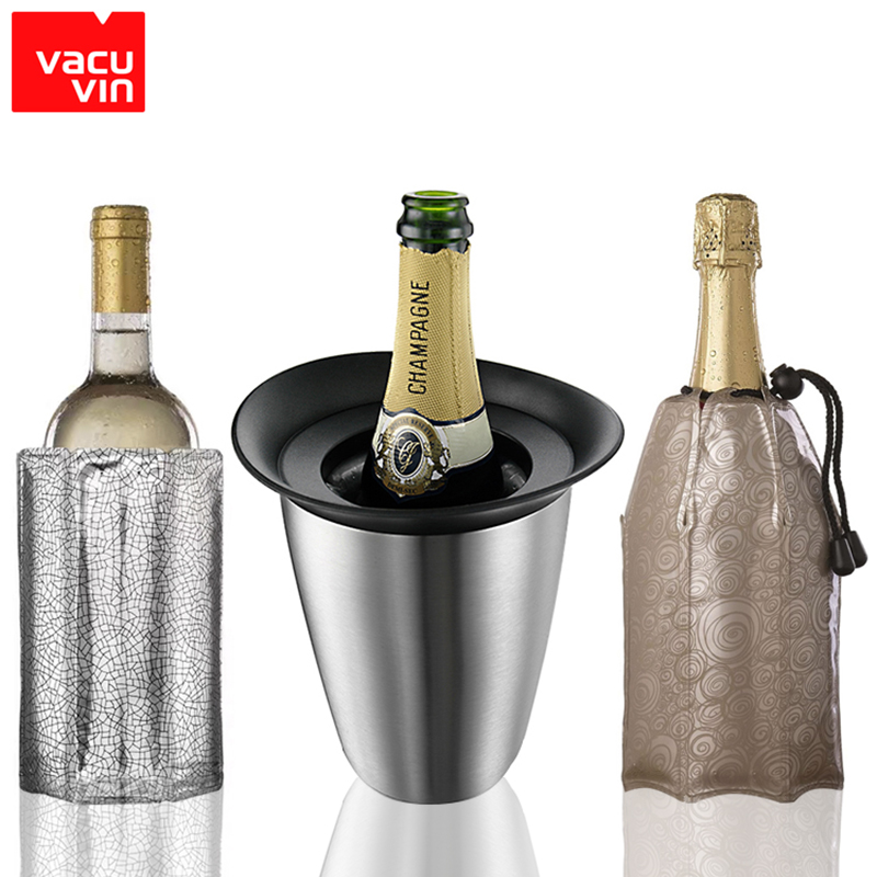 荷兰进口Vacu Vin家用红酒冰袋快速降温冰镇桶啤酒香槟桶冰酒袋