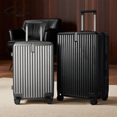 24英寸时尚 SATCHI 沙驰行李箱女大容量轻便拉杆箱20 耐用旅行箱男