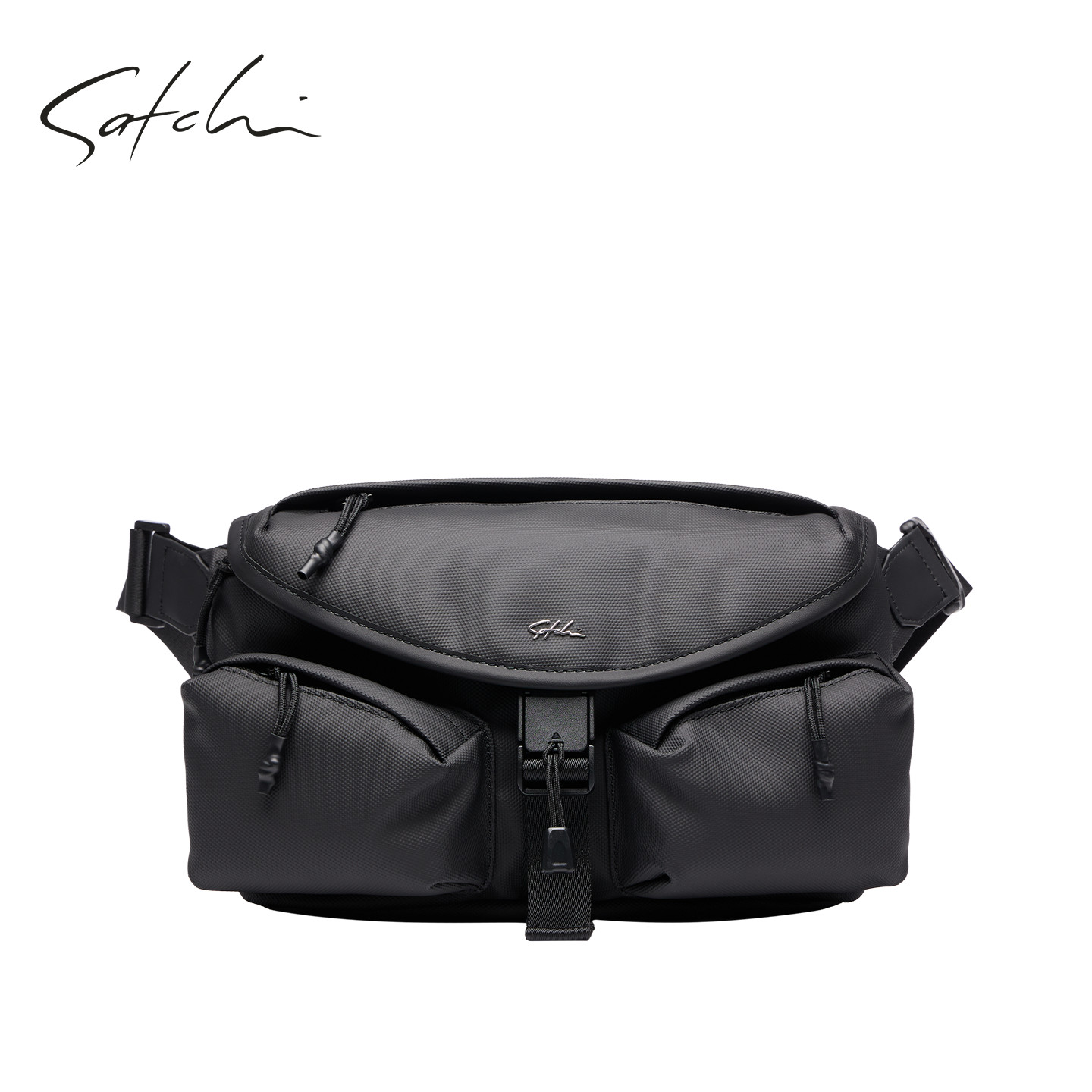 SATCHI/沙驰男士2026新款胸包时尚休闲户外翻盖斜挎包通勤小背包,箱包皮具/热销女包/男包,男士包袋,淘宝优惠券,粉丝福利购,淘宝优惠卷