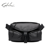 SATCHI 休闲户外翻盖斜挎包通勤小背包 胸包时尚 沙驰男士 2026新款
