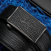 沙驰2026新款 皮带男商务休闲潮流青年真皮自动扣腰带正品 礼物送人