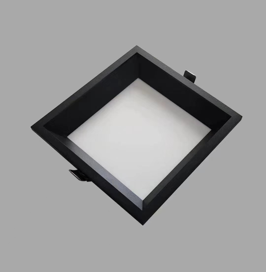 蜂窝大板专用嵌入式led小方灯20*20铝弹簧卡扣集成吊顶筒灯卡簧灯