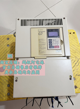 蚂蚁阿宅妹CIMR-G7B4018 18.5KW二手安川变频器带电机测试好