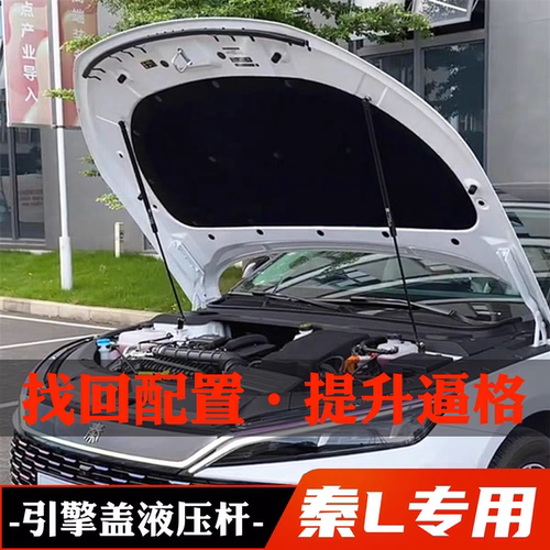 比亚迪秦Ldmi改装引擎盖液压杆秦l前机盖支撑杆自动升举专用配件