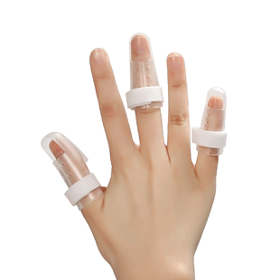 手指骨折固定指套弯曲歪斜矫正器关节变形肿大夹板支具大小拇指头