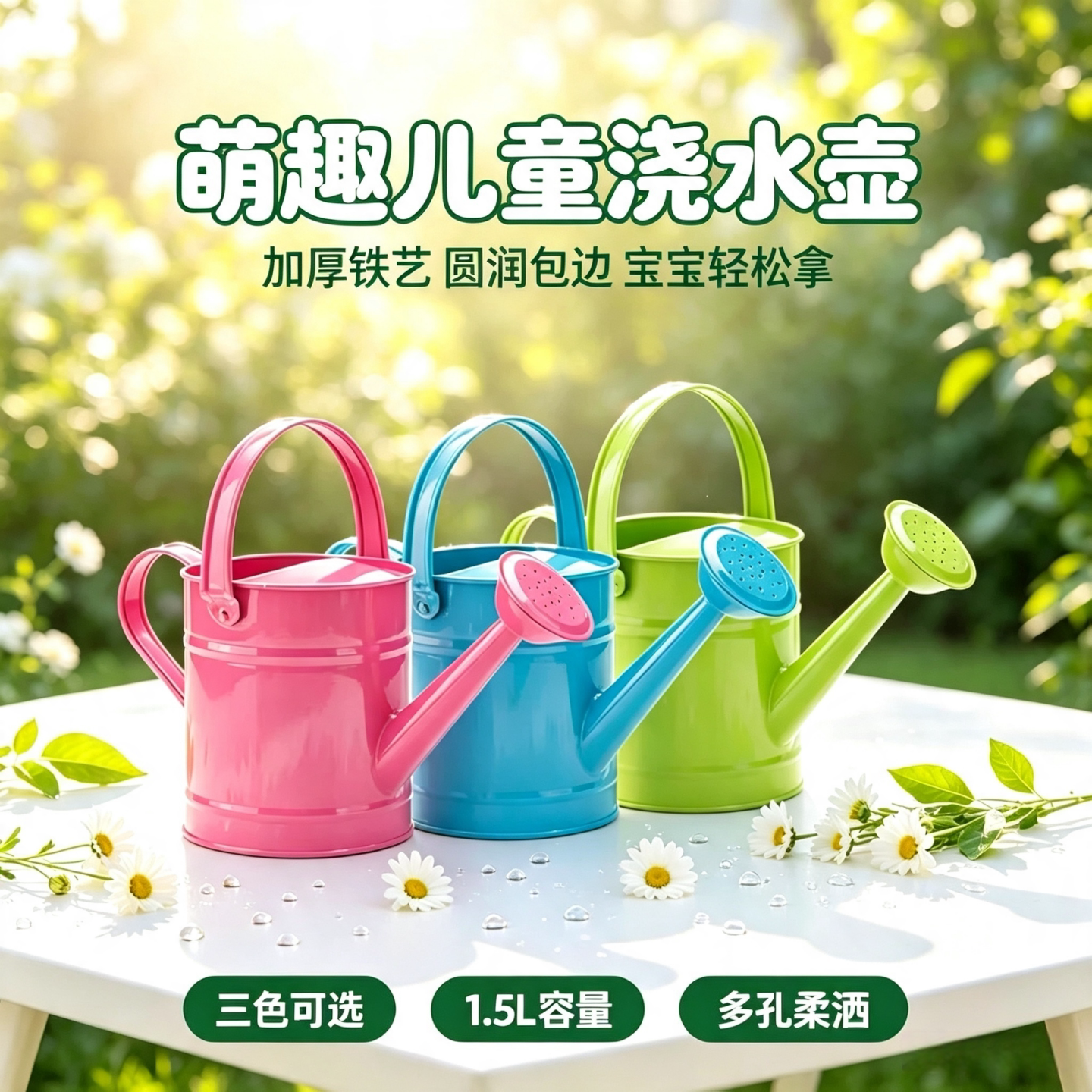 沃施儿童浇水壶幼儿园浇花洒水壶图片