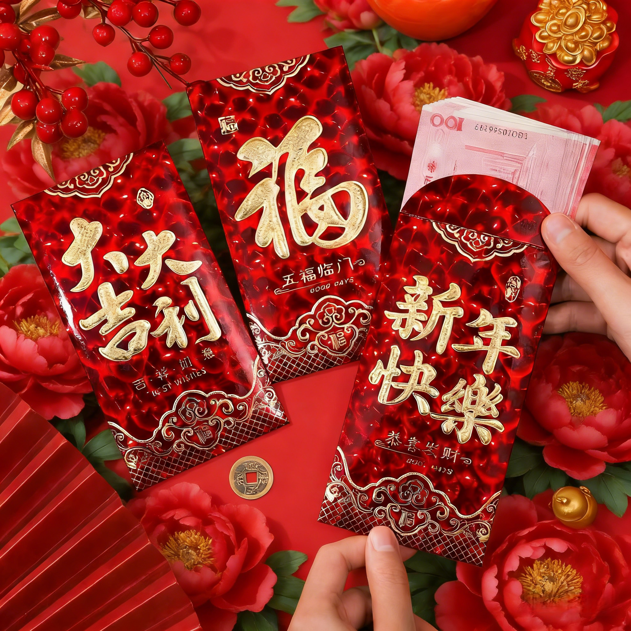 【3D效果】红包批发硬纸烫金利是封创意个性3D新年2026压岁红包袋,节庆用品/礼品,红包/利是封,淘宝优惠券,粉丝福利购,淘宝优惠卷