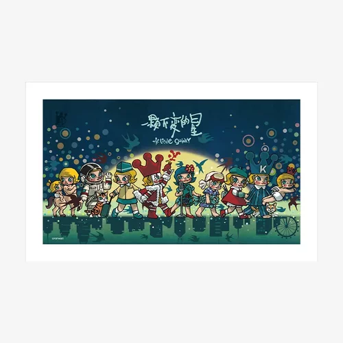 香港20周年展会限定MOLLY二十週年展覽限定海報
