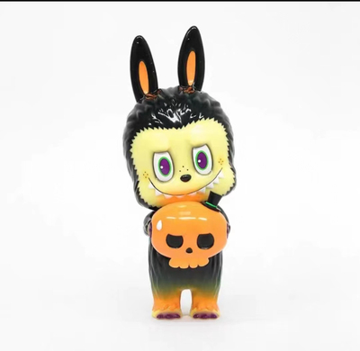 （正品）labubu 夜光万圣节 labubu 抱骷髅 halloween