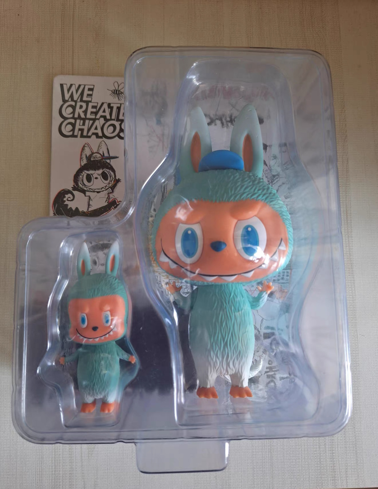 Labubu zimomo 薄荷绿套装 Dahood 联名2.0 龙家升正品