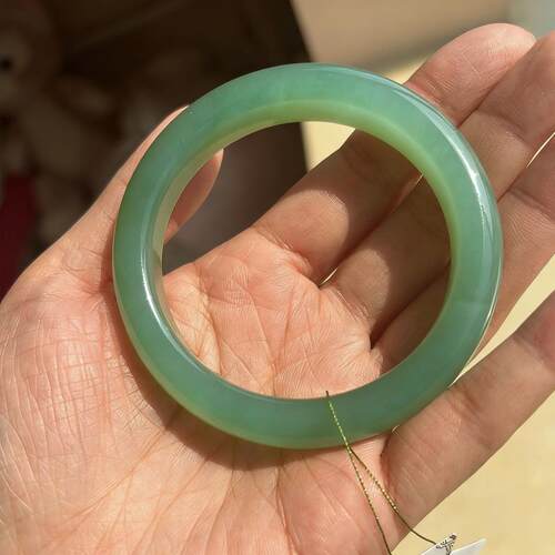 “善解人意”冰种翡翠玉手镯女真货正品爆款送妈妈礼物处理