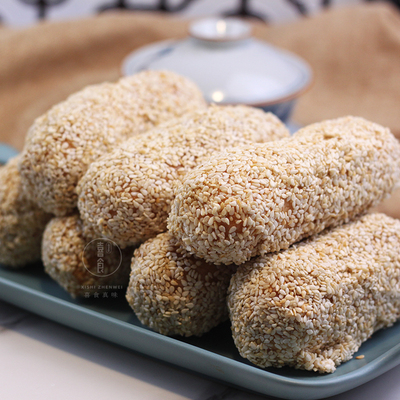 福建手工特产麻芝古早味香酥麻佬福清老传统糕点茶食福州特产手工