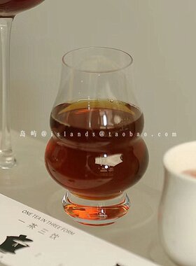 创意ins风透明玻璃葫芦形闻香杯