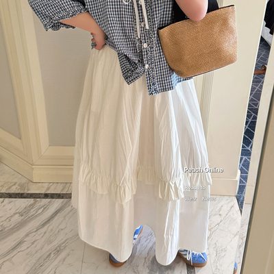 大码女装夏韩系显瘦显高半身裙