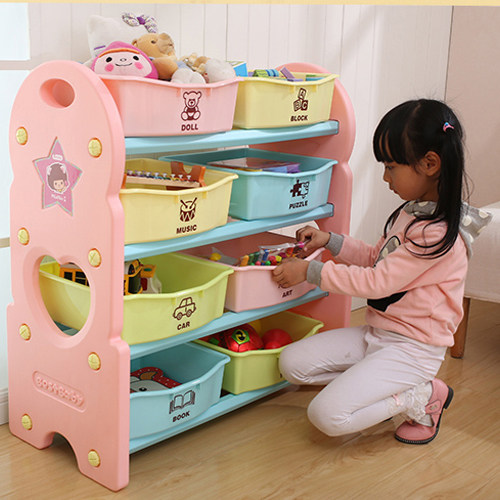 儿童玩具收纳层架大容量宝宝置物架子书架幼儿N园多层整理箱盒收,住宅家具,儿童储物架/收纳架,淘宝优惠券,粉丝福利购,淘宝优惠卷