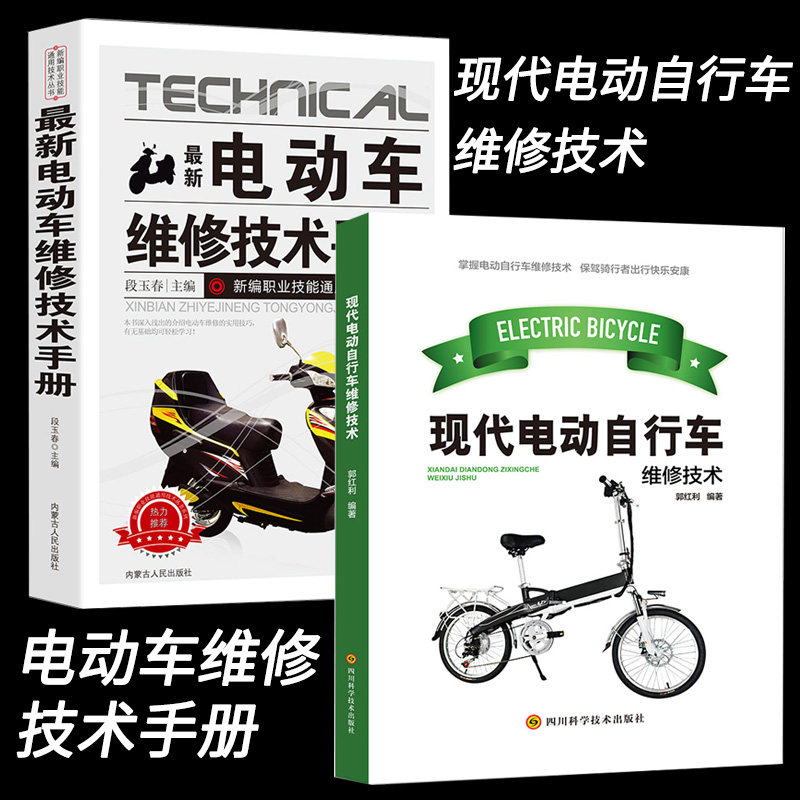 现代电动自行车电动车维修技术电动车充电器维修教程基础知识基本结构铅酸蓄电池维护与维修实例驱动充电充电机车辆电气仪表原理