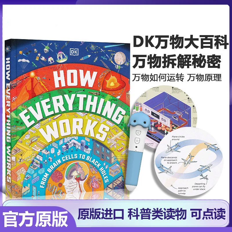 DK 万物如何运作 How Everything Works DK百科图书系列多重科普主题做孩子最好的英语规划师看图学英语启蒙英语绘本英语词汇阅读