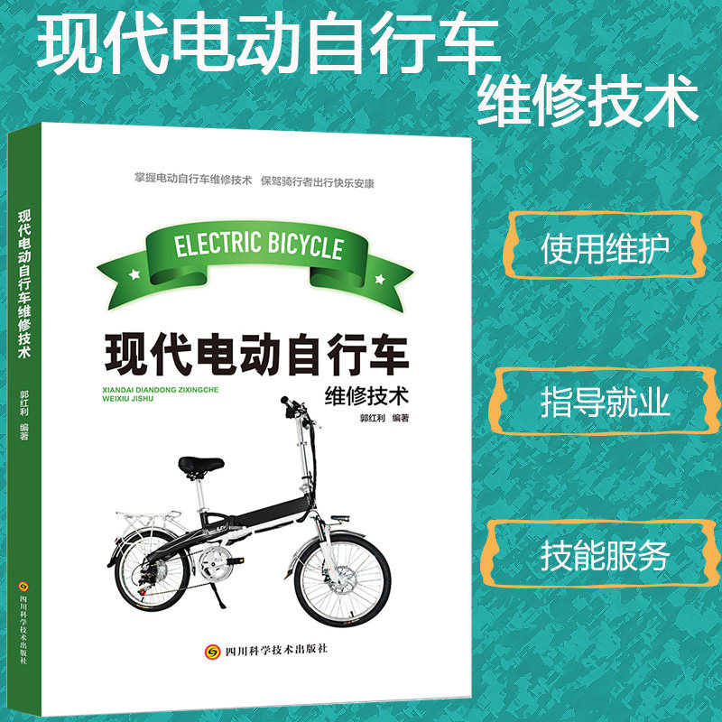 现代电动自行车维修技术电动车充电器维修教程基础知识故障判断结构原理故障维修蓄电池故障维修电气仪表原理就业指导提供思路