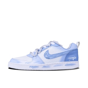 【定制球鞋】Nike Court Borough 碧路蓝缕 蓝白 复古 低帮