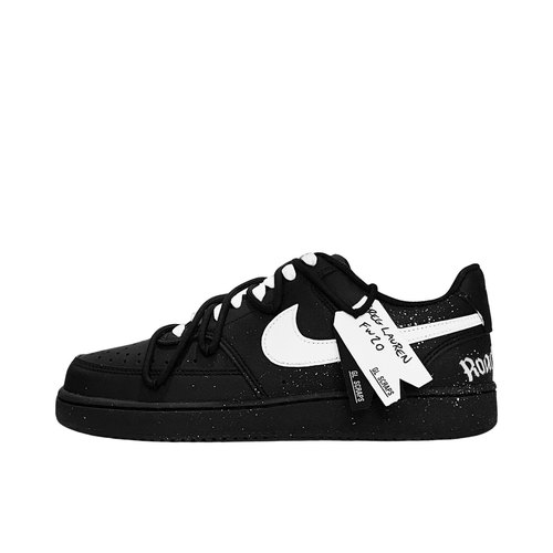 【定制球鞋】Nike Court Vision 白霜织梦 小众 泼溅  低帮 板鞋