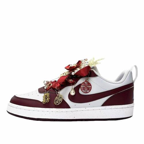 定制球鞋】 Nike Court Borough 板鞋 防滑防水轻便减震手绘减龄
