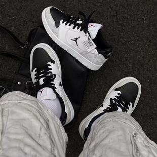 【定制球鞋】Jordan COURT CONNECT AJ1解构低帮 板鞋 男款 嘻哈