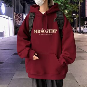 气质新款流行潮流慵懒潮流印花连帽卫衣高街宽松外套insL202P40图片