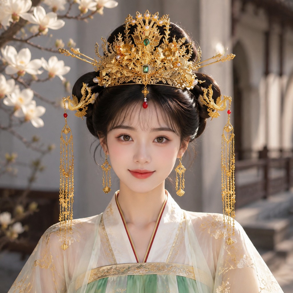 中式新娘秀禾凤冠全套婚嫁流苏发簪古风大婚头饰复古婚嫁配饰品