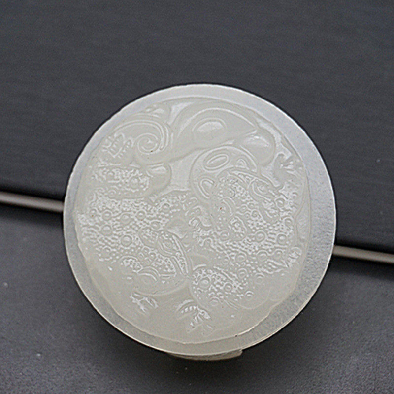 包邮阿富汗玉金蟾皮带扣玉带扣男款腰佩玉坠富贵缠身玉石带扣配饰