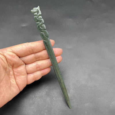 和田玉剑来发簪免费刻字