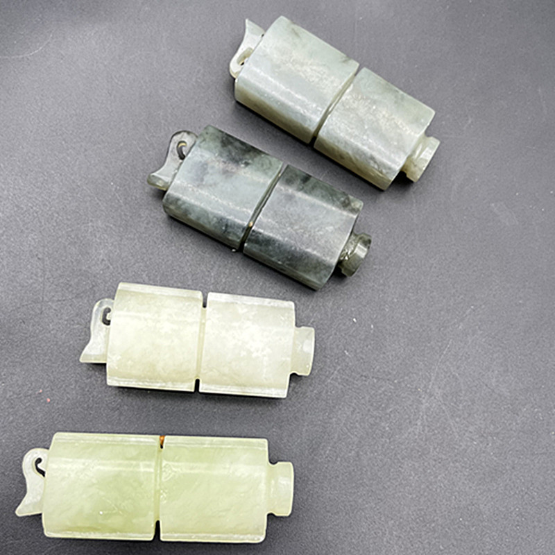 岫玉司南佩仿古玉棕吊坠挂件玉佩