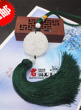 天然白玉龙凤挂件汉服腰佩古风
