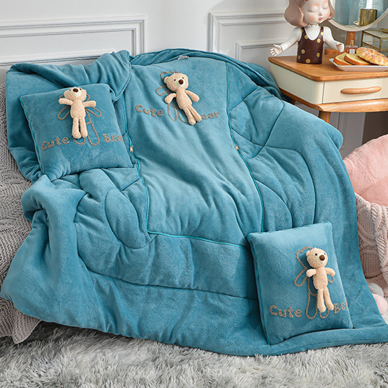 抱枕被子两用汽车载折叠空调毯子二合一加厚办公室午睡靠枕头秋冬,居家布艺,抱枕被,淘宝优惠券,粉丝福利购,淘宝优惠卷