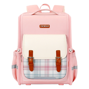 KVG书包女生小学生减负护双肩包大容量轻便1-3-6年级儿童背包男生