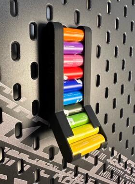 宜家SKADIS 斯考迪斯 宜家洞洞板配件  5号7号AA&AAA干电池支架