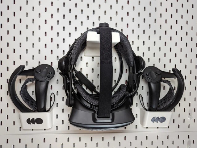 适用SKADIS斯考迪斯宜家洞洞板配件 Valve Index头盔和手柄支架