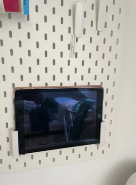 宜家SKADIS 斯考迪斯 宜家洞洞板配件  ipad支架可调节适应宽度