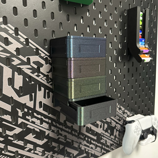 适用宜家SKADIS斯考迪斯 可组合抽屉盒子收纳盒 宜家洞洞板配件