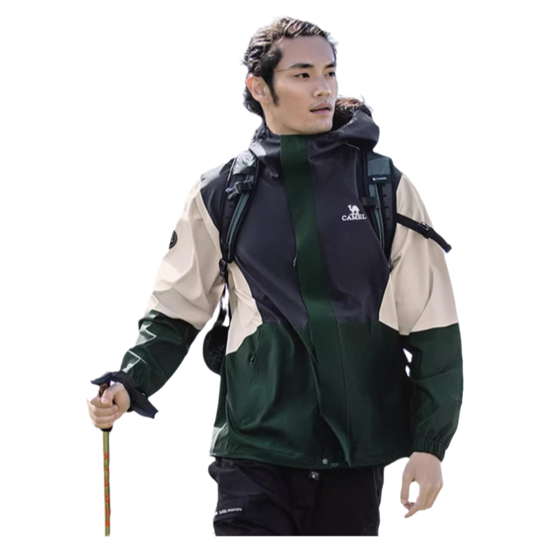 骆驼熊猫防水冲锋衣登山服