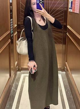 小晖诱货 春季新款时尚百搭花苞宽松连衣裙休闲日常女装