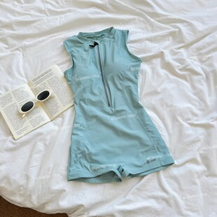 游泳馆专用泳装 连体三角泳衣女2025年新款 专业竞速训练 小细腰