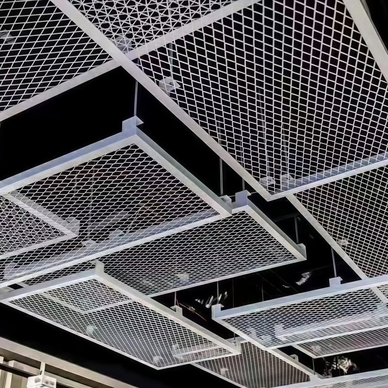 铝网板菱形半圆型铝网板