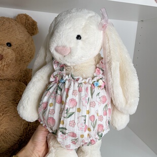 甜心么么邦尼兔18cm31cm36cm51cm自制娃衣着替背带裤裙子不含兔子