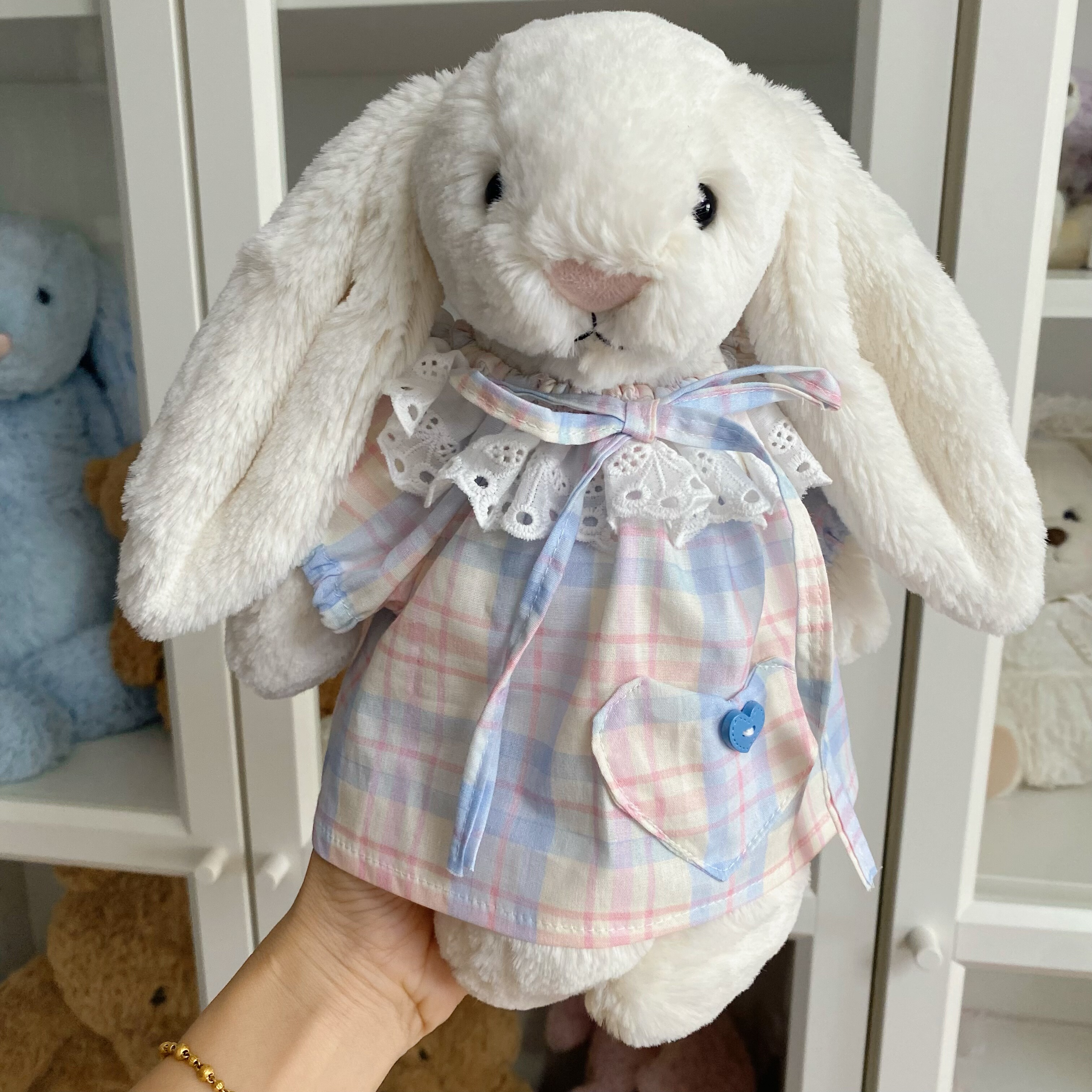甜心么么邦尼兔18cm31cm36cm51cm自制娃衣着替裙子(不含兔子)