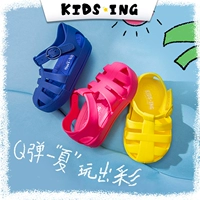 Детские сандалии, летняя детская сумка для обуви на платформе для мальчиков, мягкая подошва