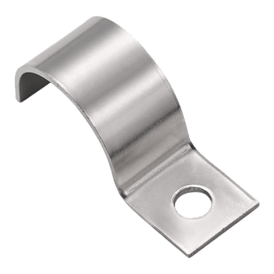 304不锈钢管卡管夹单边骑马卡管支架管扣喉箍水管夹U型管卡箍抱箍